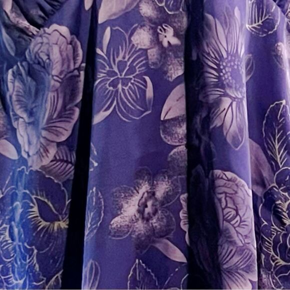 NORTONMCNAUGHTON women’s size 18W floral long sleeve top - Picture 4 of 6